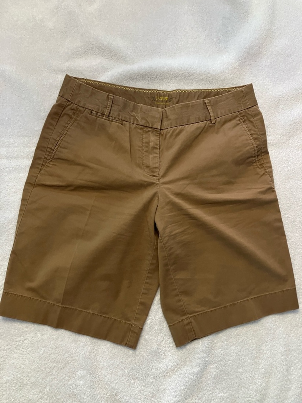 J. Crew Brown Chino Bermuda Shorts